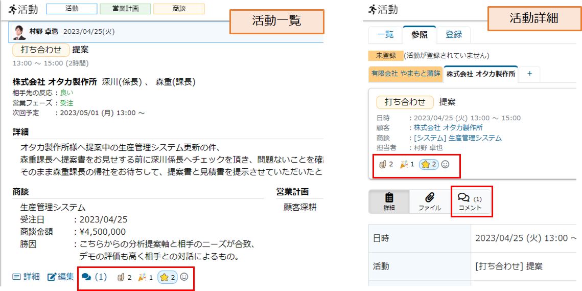 活動