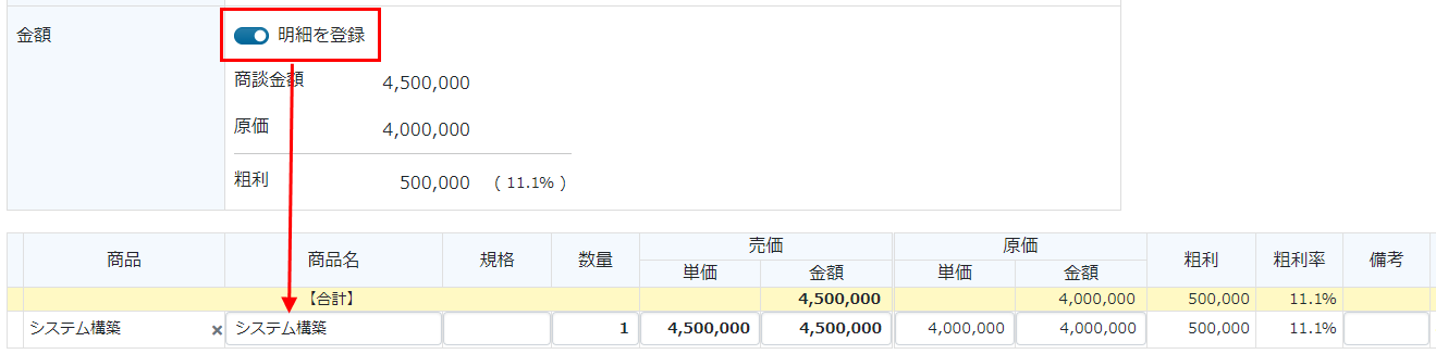 商談
